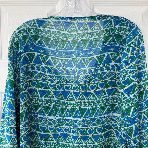 Two by Vince Camuto Women's Sheer Long Sleeve Top Size Large. - Picture 11 of 14